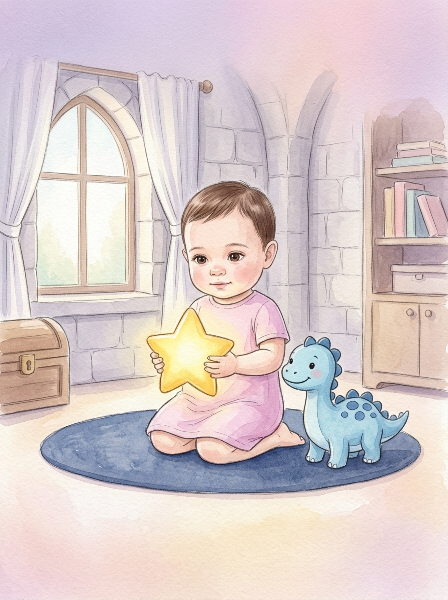 Ilustração da história infantil Clarice e a Estrela Amarela